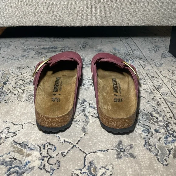 BIRKENSTOCK Boston Big Buckle Women's Clog in Berry Crush - Picture 8 of 12
